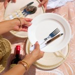 Picnic Round Plate Set |  Trailing Natives Tan